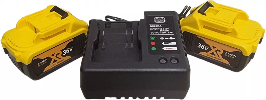 Flex cu acumulator 5000 mAh 36 V 8500 Rpm 2 acumulatori si incarcator