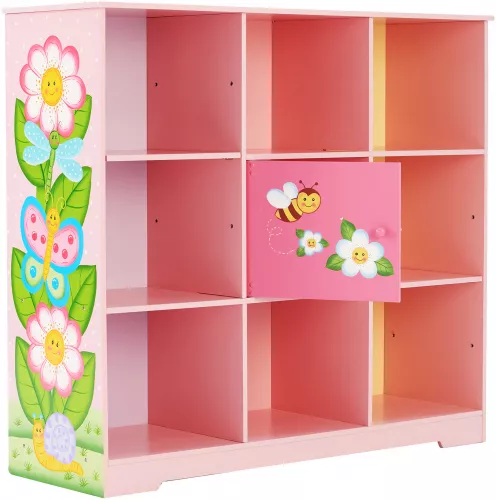 Libreria Per Bambini Scaffale Legno Cassapanca Sunny Safari - 10