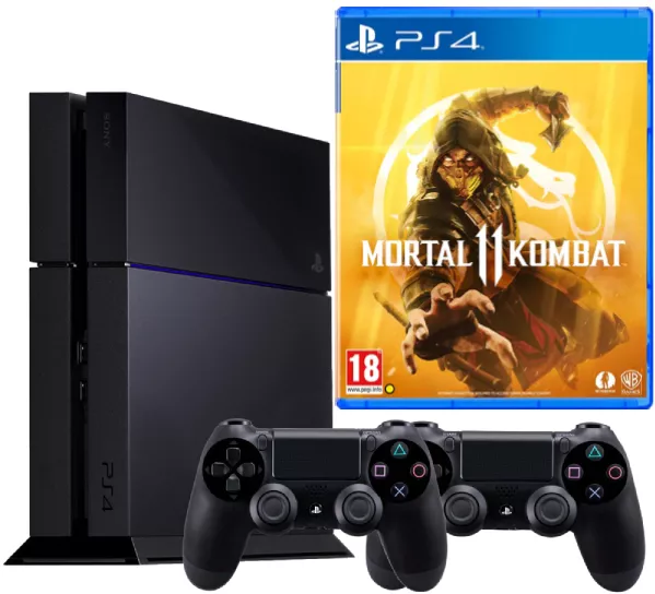 Consola Sony PlayStation PS4 500GB Controllere Mortal