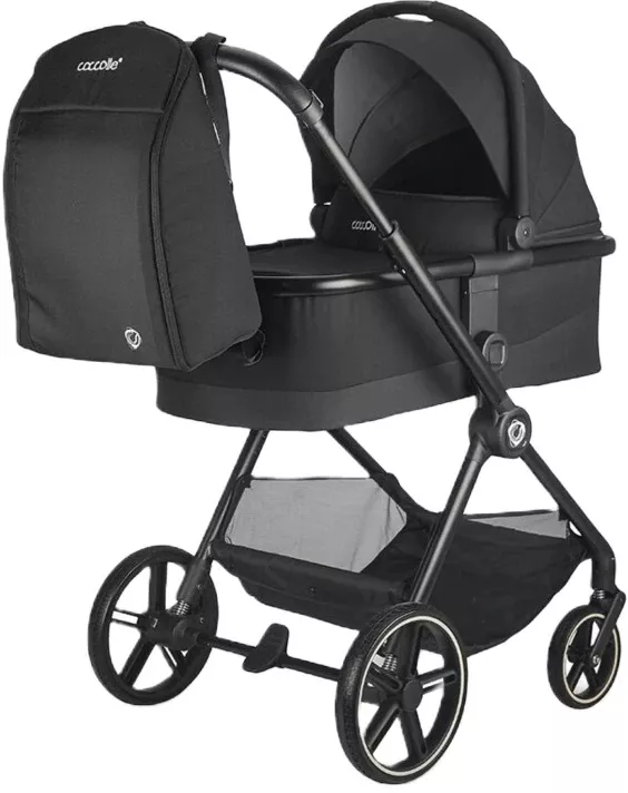 Carucior 2 in 1 Coccolle Lissia cu trei piese distincte scoica