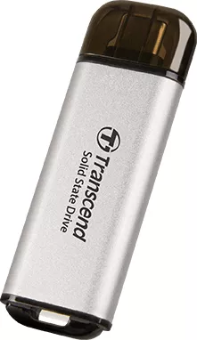 SSD extern 512GB Transcend ESD300S USB-C Silver