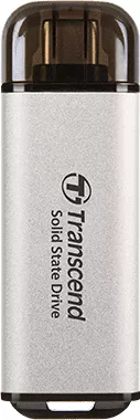 SSD extern 512GB Transcend ESD300S USB-C Silver
