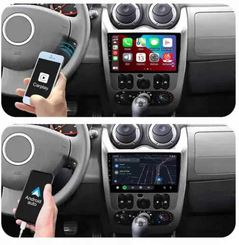 Navigatie Dedicata Dacia Duster 1 2010-2013 cu Android - 4+64 GB - slot SIM 4G - Octa Core Radio DSP GPS USB RDS Bluetooth Internet WiFi D