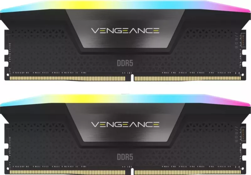 Kit RAM Corsair DDR5 64GB 5600MHz CL40 2X32GB RGB Vengeance
