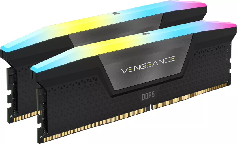 Kit RAM Corsair DDR5 64GB 6000MHz CL36 2X32GB RGB Vengeance