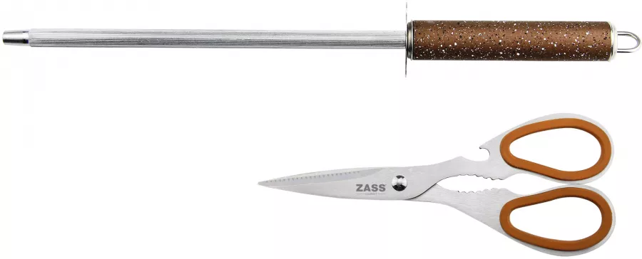 Set cutite + Ustensile de bucatarie Zass Gourmet ZG-KS 05