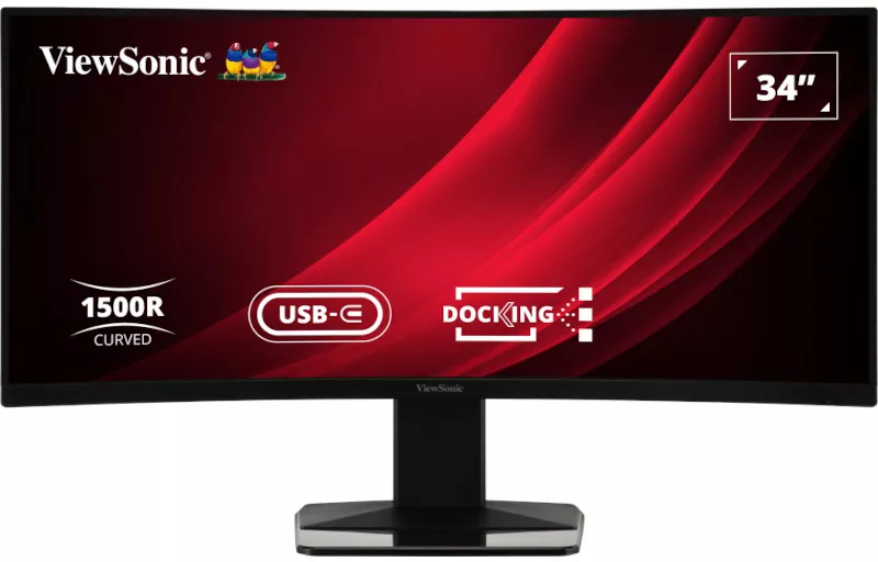 curbat Viewsonic 34" 120Hz VA 0.4ms inc UWQHD USB-C KVM HDR FreeSync Premium