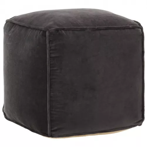 VidaXL Taburet puf antracit 40 x 40 x 40 cm catifea 284027 - cel.ro
