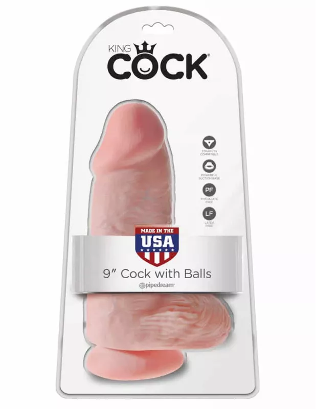 Dildo King Cock Chubby diametru 7.6 cm