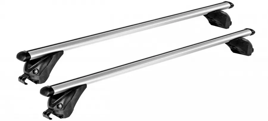 Barres De Toit Transversales Pour Hyundai IX35 (2010-2015) - Argent, Pour Rails Encastrés, Transport équipements