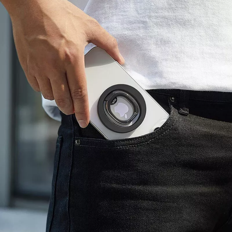 Suport pentru telefon tip popsocket inel dublu HaloLock Stand ...