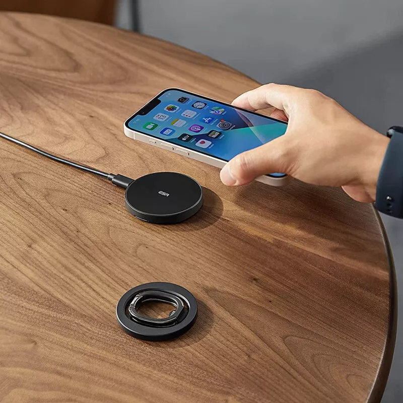 Suport pentru telefon tip popsocket inel dublu HaloLock Stand ...