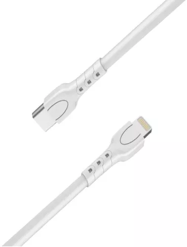 Cablu Type-C la Tip Lightning Lemontti LEMCTYCLH2A 1.2m Alb — imaginea 5