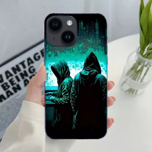 Husa pentru Xiaomi Mi 11 Lite 4G din Silicon Model Anonymous Hacker - 1
