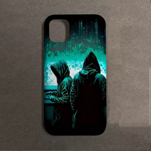 Husa pentru Xiaomi Mi 11 Lite 4G din Silicon Model Anonymous Hacker - 1