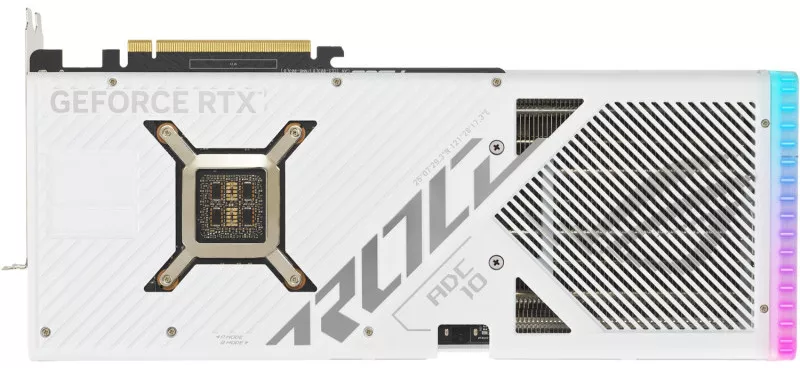 Placa video ASUS GeForce RTX 4090 ROG STRIX White O24G 24GB GDDR6X