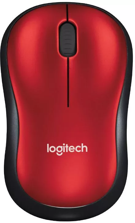 Log Mouse Mouse Optic Logitech Wireless M185 Rosu LOG-M185R - cel.ro