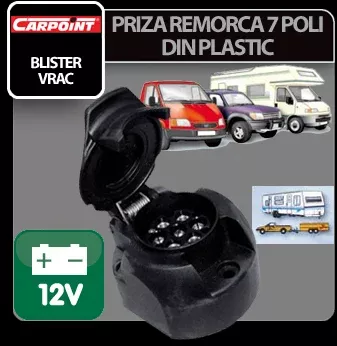 Bouchon De Réservoir CarPoint 7 Poli 12V - Pour Remorque/caravane, Référence 0410001, Occasion Comme Neuve