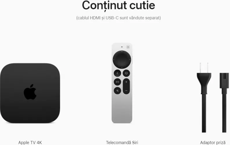 Mediaplayer Apple TV 4K 2022 64GB Wi-Fi Black