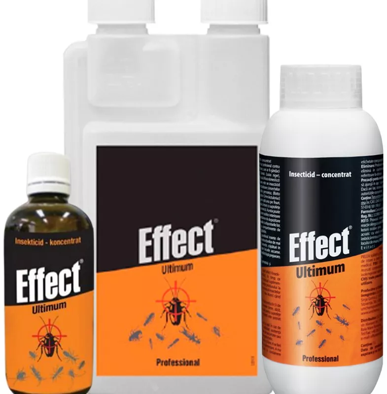 Effect Ultimum Insecticid/ otrava capuse plosnite de pat paianjeni tantari