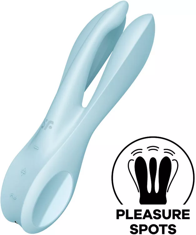 Threesome Total Ecstay Silicone Vibrator - Purple main image 0