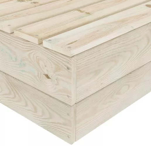 3063592 VidaXL Set mobilier gradina din paleti 7 piese cu perne lemn molid