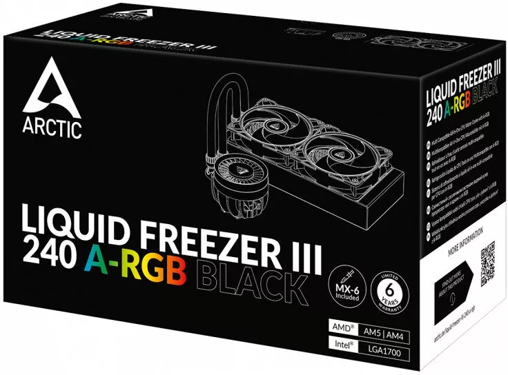 Cooler CPU ARCTIC AC Liquid Freezer III 240 ARGB Racire cu