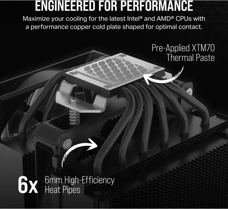 Cooler CPU Corsair A115 Twin Tower CT-9010011-WW