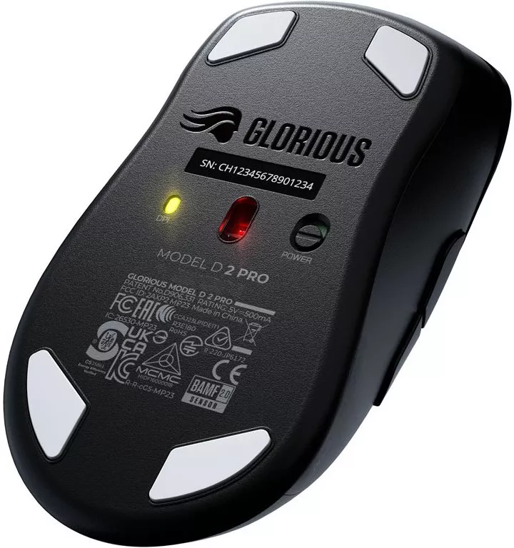 Gaming Mouse Racing Mouse Gaming Glorious PC Gaming Race Model D2 PRO Wireless 1K Polling Black