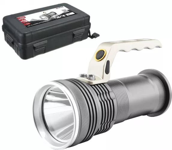Lanterna LED reincarcabila Entac T6 Alu 5W 400 lm acumulator