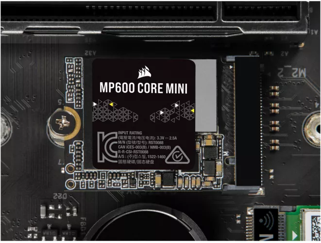 Solid-State Drive SSD Corsair MP600 CORE Mini 1TB PCIe Gen4 x4