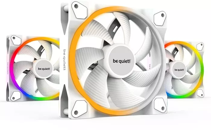 Ventilator PC be quiet! LIGHT WINGS White 140mm PWM 1700 RPM Triple ...