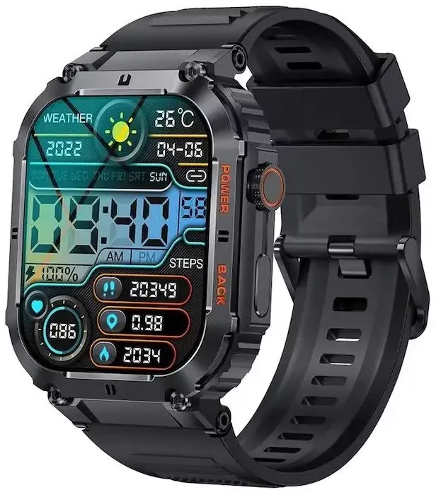 Ceas Timer Ceas Smartwatch ACFAPRO&trade ecran 1.96& IPS HD Bluetooth Oximetru ...