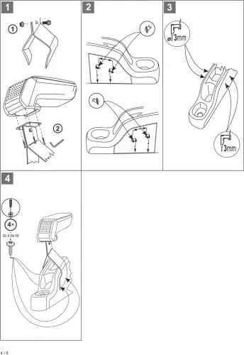 Armster S, Bracciolo Su Misura - Compatibile Per Fiat Panda (09