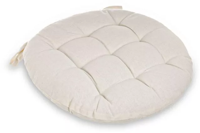 Perna Rotunda pentru Scaun Ø 38x5cm Ecru