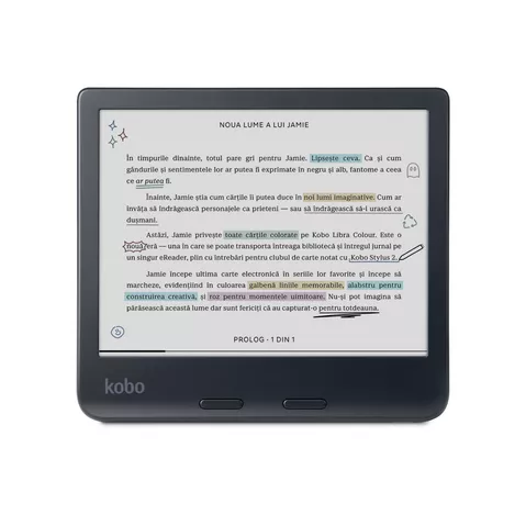 E-book Reader Kobo Libra Colour 7 inch Comfort Light PRO IPX8 32GB