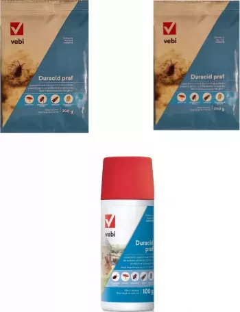 Insecticid acaricid 2x Duracid praf 200 gr si 1x Duracid tub 100 gr ...