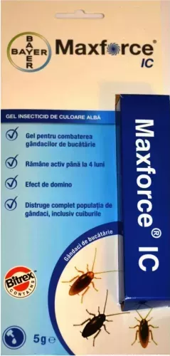 Set Insecticid profesional Gel Bayer Max Force 5 gr +Draker RTU 1 L ...