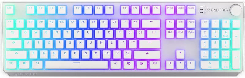 Tastatura Gaming ENDORFY Thock Wireless Onyx White Pudding RGB