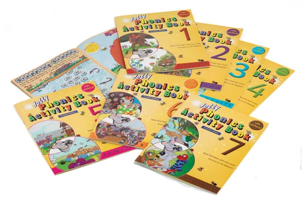 Jolly Phonics Activity Books 1-7 in Print Letters - Sara Wernham