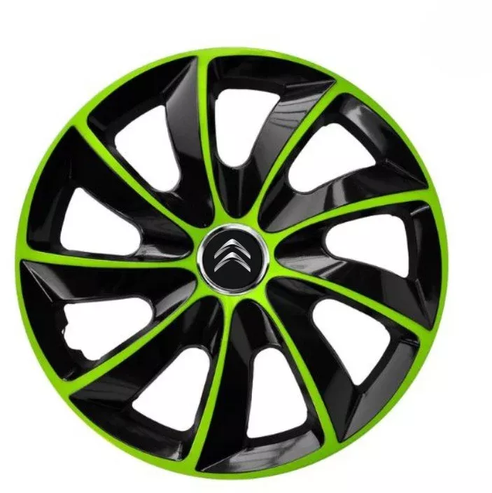 4R  Adesivo 3D Nuovo Logo Compatibile con Citroen, Nero, 52 mm