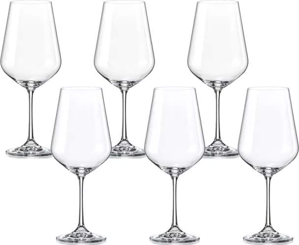 Set 6 pahare pentru vin/apa BOHEMIA CRISTAL SIESTA 400ml