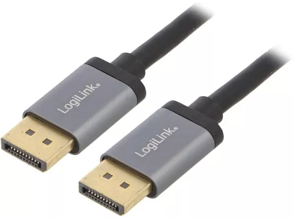 Cablu DisplayPort v1.2 HDCP v1.3 1m tata-tata negru Logilink CDA0100 — imaginea 3