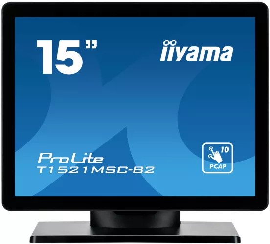 touchscreen Iiyama 15" XGA negru - imagine 1