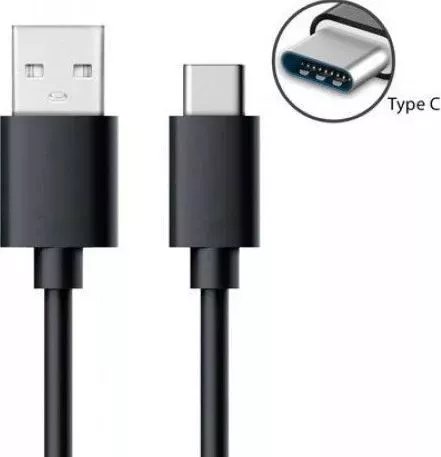 Incarcator Samsung A30 A30S A31 A31S Fast Charger TA200EBE-DG950CBE Type-C 1M Negru