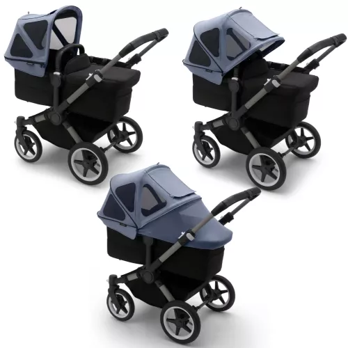 Bugaboo Insect Capotina cu extensie plasa insecte Bugaboo Donkey Seaside Blue ...