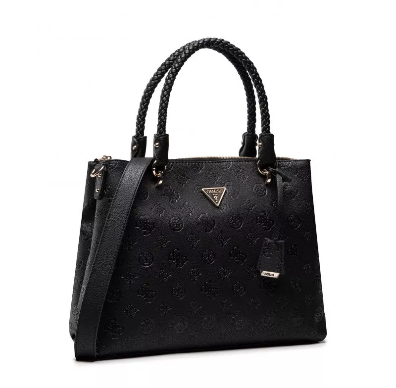 Geanta Guess Helaina Society Carryall HWPG84 03100 Negru 36 x 26 5