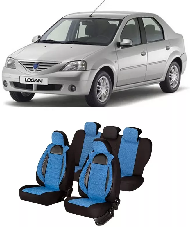 HOUSSES DE SIEGE POUR DACIA LOGAN - Ensemble De Housses - Premium Noir