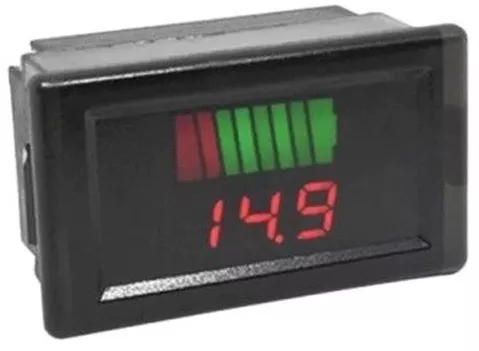 Voltmetru digital 12-72V cu display rosu ZX-EB120 VER. 5.0