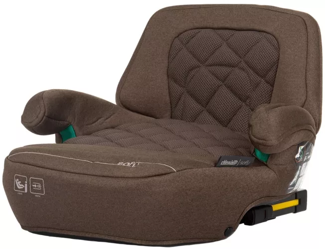 Inaltator auto Chipolino Safy I-Size 125-150 cm macadamia cu sistem Isofix — imaginea 3